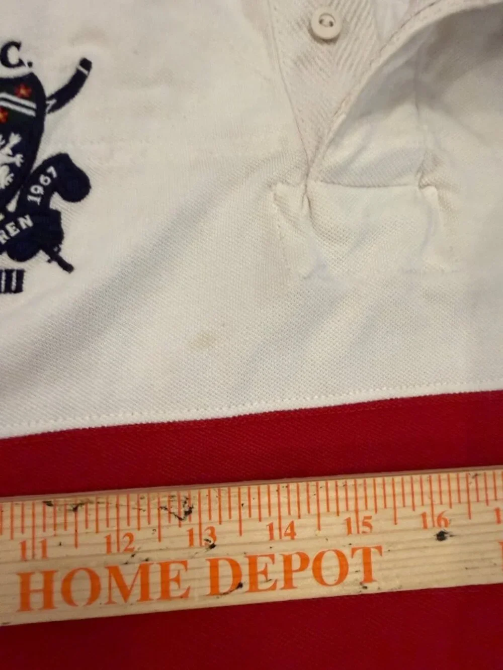Polo Ralph Lauren Big Colorblock Big Pony Polo Crest 4XB Retro Style Collegiate